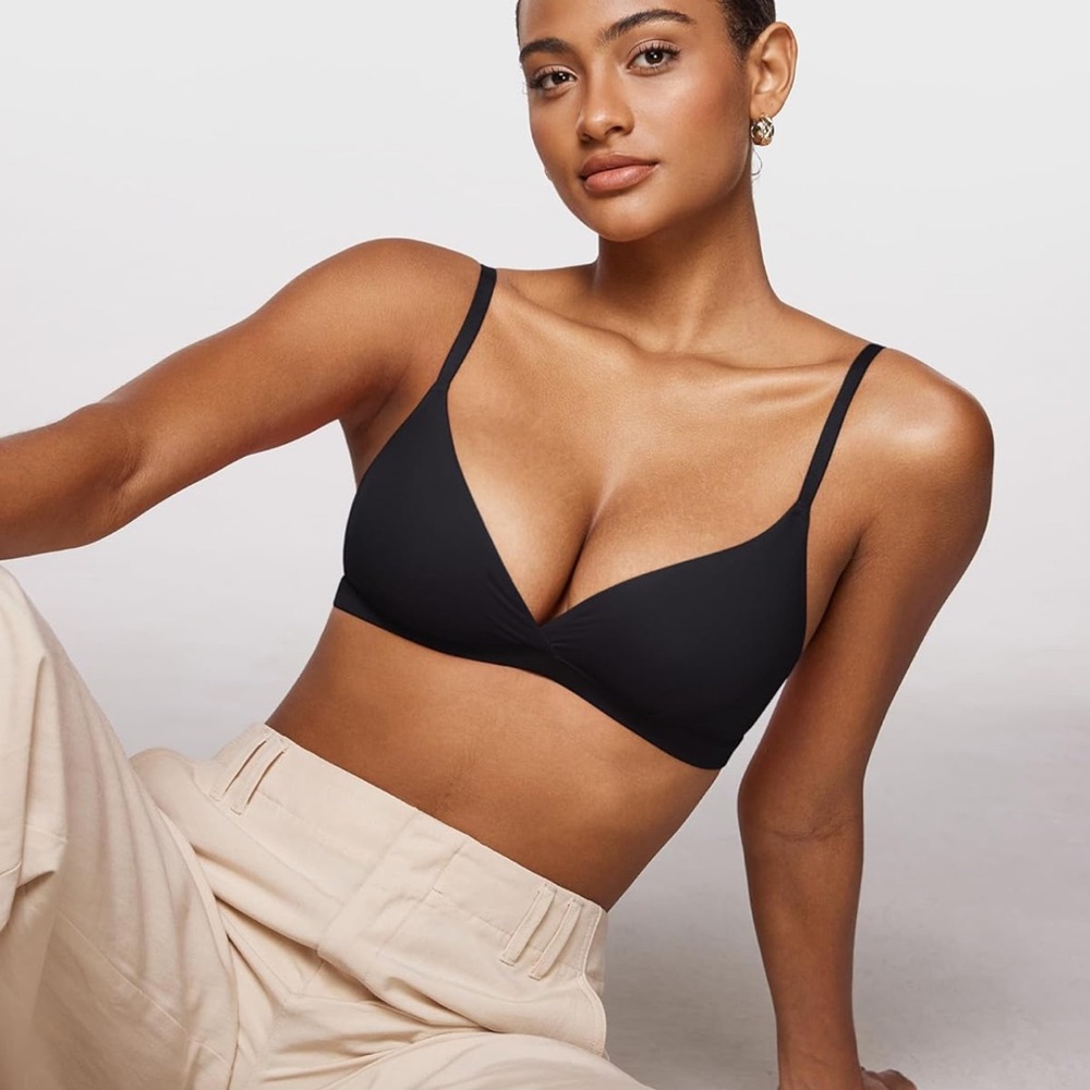 Sleek Black Women's Bralette
